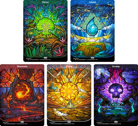 Stained glass magic domains